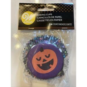 Wilton Halloween Baking Cups Jack O Lantern 24 Ct Cupcake Liners